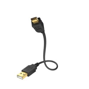 In-Akustik USB kabelis Premium, USB A - Mini B, 1 m
