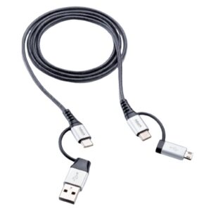 In-Akustik Universālais USB kabelis WhiteLine Multi-4, 1 m