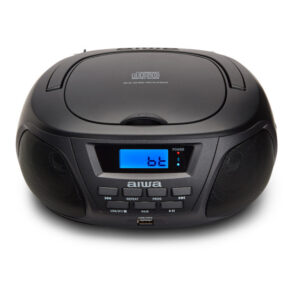 AIWA pārnēsājamais bezvadu boombox BBTU-300 MKII, melns