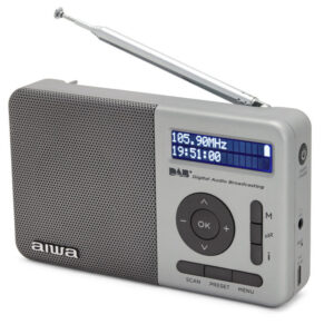 AIWA kabatas radio RD-40DAB, pelēks