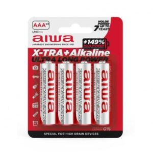 AIWA baterijas Blister 4x AAA AB-AAALR03/4